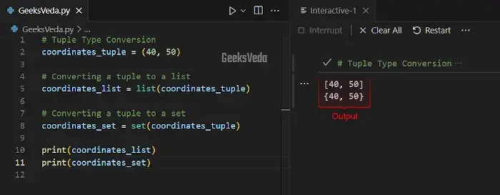 Python Tuple Type Conversion